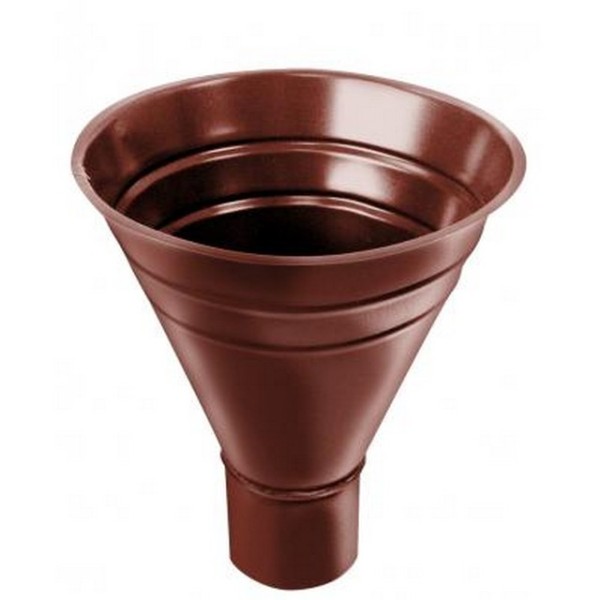 Водосток Grand Line 125x90 –  Воронка водосборная RAL 8004 купить в Гагарине