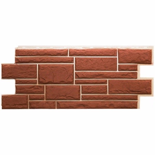 Фасадная панель Техоснастка, Камень Дикий, Коричневый купить в Гагарине