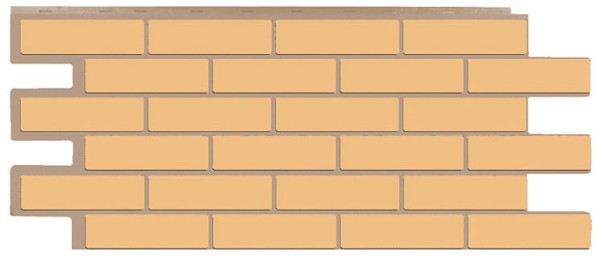 Фасадная панель T-Сайдинг - Кирпич Модерн Бежевый купить в Гагарине