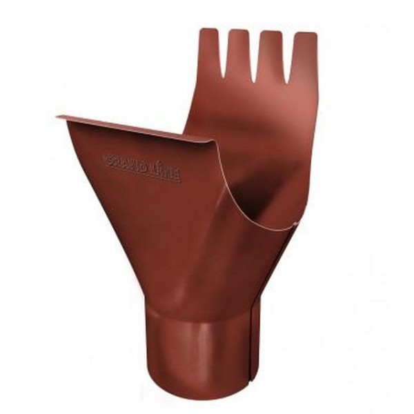 Водосток Grand Line 125x90 – Воронка желоба RAL 8004 купить в Гагарине