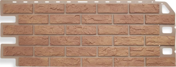Фасадная панель Цокольный сайдинг Альта-профиль - коллекция "кирпич", кирпич бежевый купить в Гагарине