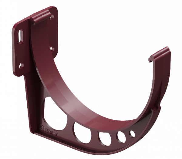 Кронштейн желоба ПВХ Docke STANDART красный купить в Гагарине