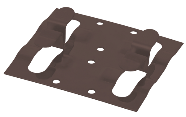 Кляймер рядный Grinder для монтажа наличника коричневый купить в Гагарине