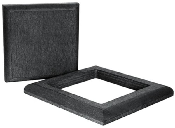 Комплект крышка и юбка ДПК для столба Polivan SINGARAJA черный купить в Гагарине