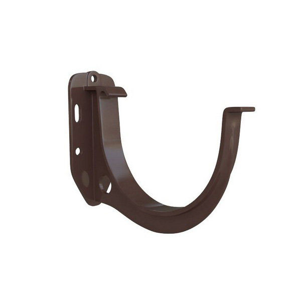 Водосток Альта-Профиль ПВХ – Кронштейн желоба водосточный (коричневый) купить в Гагарине