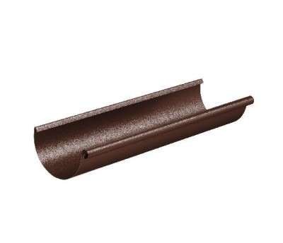 Водосток Aquasistem, Система 125x90 - Желоб водосточный 3 метра RAL 8017 Коричневый matt