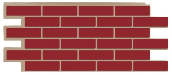 Фасадная панель T-Сайдинг - Кирпич Модерн Красный купить в Гагарине