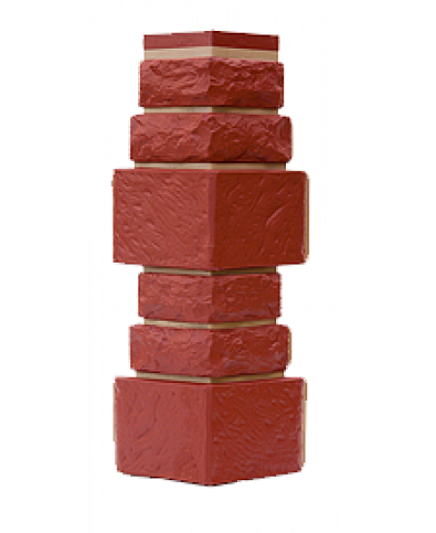 Угол T-Сайдинг-Дикий Камень Красный купить в Гагарине