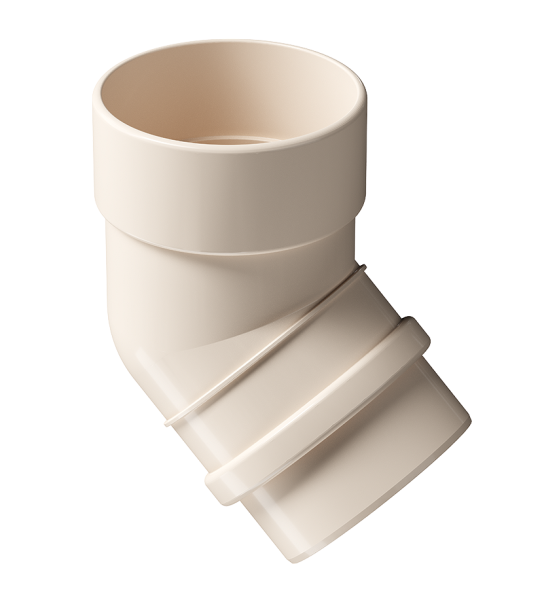 Колено 45˚ Docke Lux ПВХ Латте купить в Гагарине