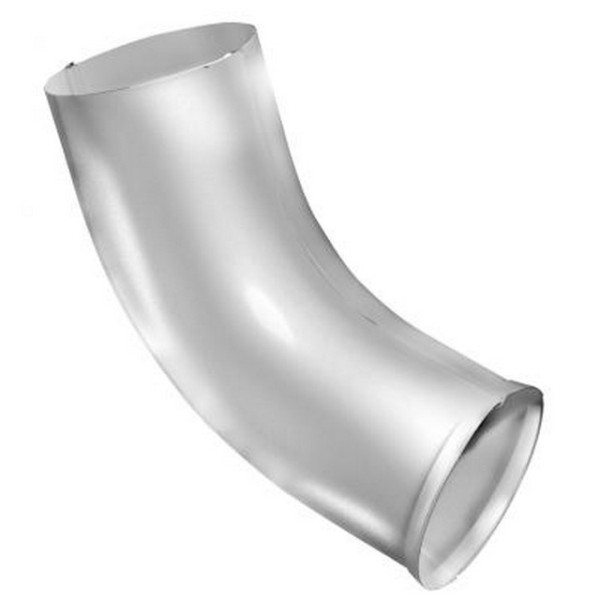 Водосток Grand Line 125x90 – Колено сливное RAL 9003 купить в Гагарине