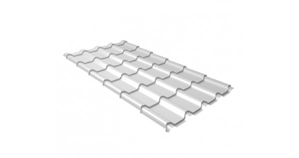 Металлочерепица камея GL 0,5 Quarzit RAL 9003 сигнальный белый купить в Гагарине