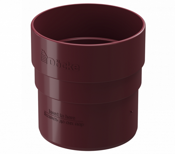 Муфта соединительная ПВХ Docke STANDART красный купить в Гагарине