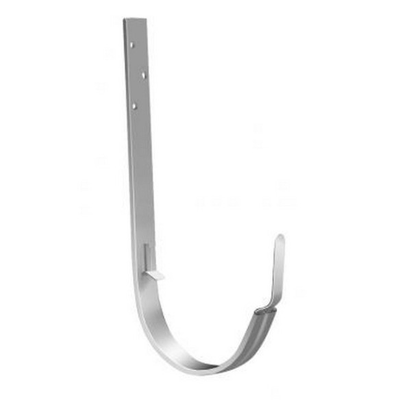 Водосток Grand Line 125x90 – Кронштейн длинный RAL 9003 купить в Гагарине