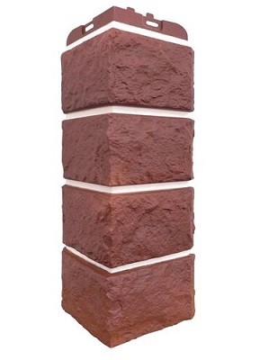 Угол наружный Grand Line Колотый Камень Корица, Шов белый купить в Гагарине