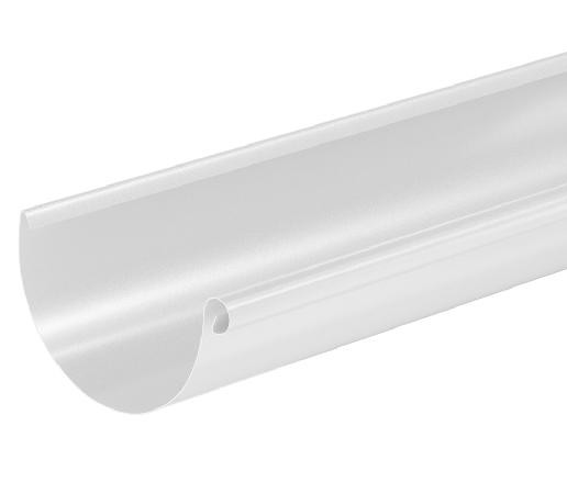 Водосток Aquasistem, система 125x90 - Водосточный желоб 3.00м RAL 9003 Белый купить в Гагарине