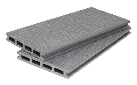 Террасная доска ДПК POLIVAN GROUP 3D+3D NEW пустотелая двухсторонняя DENPASAR Серый купить в Гагарине