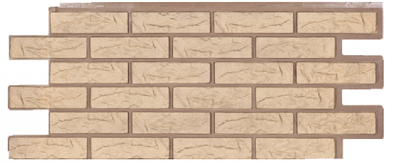 Фасадная панель Техоснастка, Лондон Брик, Желтый купить в Гагарине