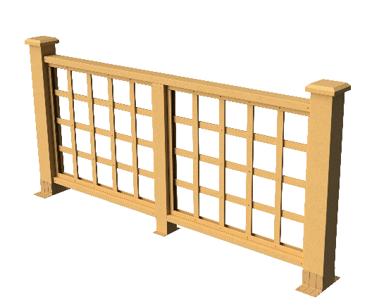 Ограждения декоративное ДПК GRINDERDECO Дувр песчаник купить в Гагарине