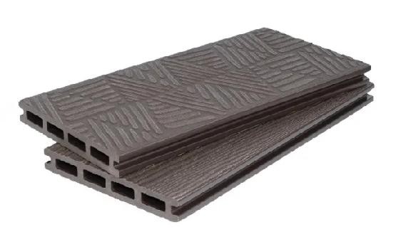 Террасная доска ДПК POLIVAN GROUP 3D+3D NEW пустотелая двухсторонняя DENPASAR Тёмно-коричневый купить в Гагарине