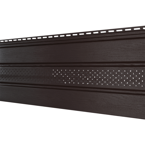 Софит Ю-Пласт Классический, перфорация по центру коричневый купить в Гагарине