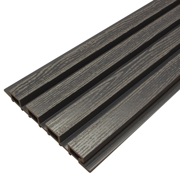 Фасадная доска из ДПК Faynag Wood Рейка Мокрый Асфальт купить в Гагарине