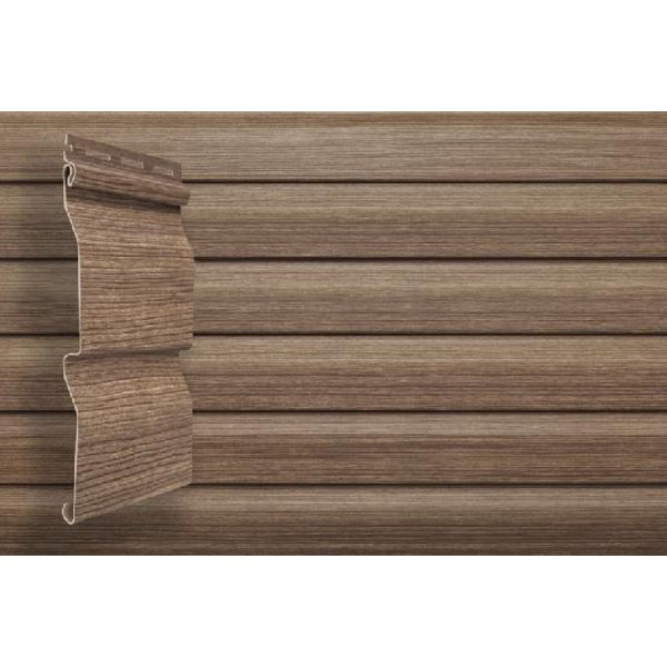 Виниловый сайдинг Grand Line Tundra Корабельная доска 3.00м - Кедр купить в Гагарине