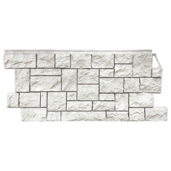 Фасадная панель FineBer, Камень Дикий, Жемчужный купить в Гагарине