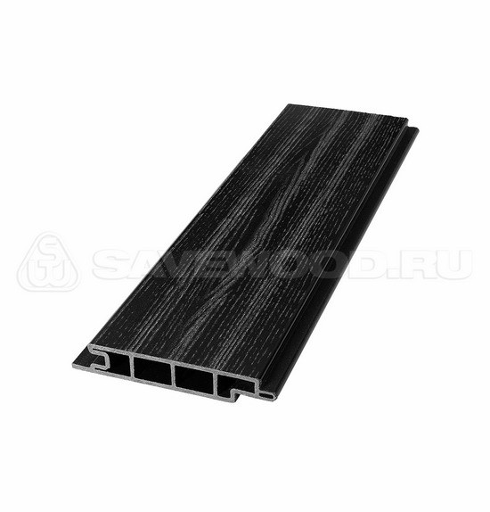 Террасная доска из ДПК SW Padus радиальный распил «SaveWood» чёрный купить в Гагарине