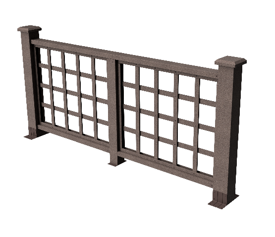 Ограждения декоративное ДПК GRINDERDECO Дувр венге купить в Гагарине