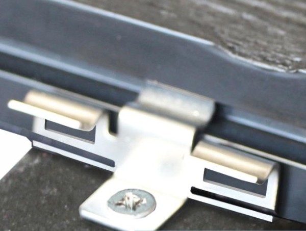 Кляймер промежуточный KRONEX № 7 для каркаса из металлопрофиля и лаги ДПК (упак100 шт) купить в Гагарине