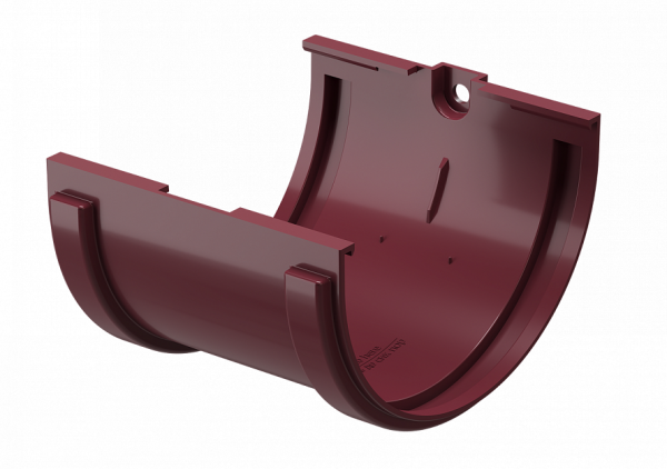 Соединитель желобов ПВХ Docke STANDART красный купить в Гагарине