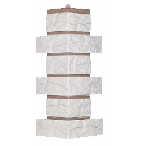 Угол T-Сайдинг-Кирпич Лондон Брик Белый купить в Гагарине