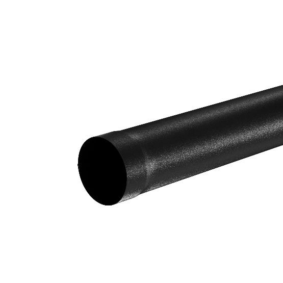 Водосток Aquasistem, система 125x90 - Труба водосточная 3.00м RAL 9005 Чёрный купить в Гагарине