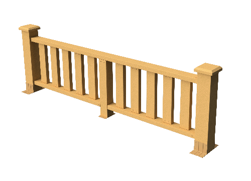 Ограждения декоративное ДПК GRINDERDECO  Эрес песчаник купить в Гагарине