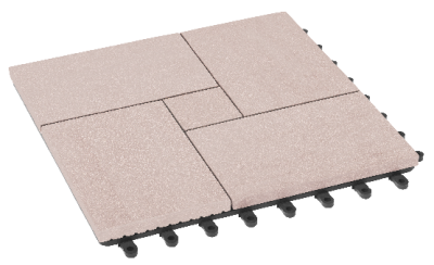 Модульный паркет ДПК GRINDERDECO Люкс 7 Выбеленный дуб