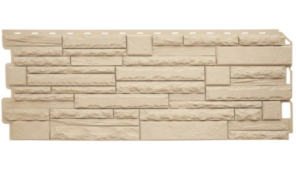 Фасадная панель Альта-Профиль Скалистый камень ЭКО Песчаный купить в Гагарине