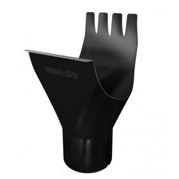 Водосток Grand Line 125x90 – Воронка желоба RAL 9005 купить в Гагарине