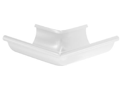 Водосток Aquasistem, система 125x90 - Угол желоба, наружный 90° RAL 9003 Белый купить в Гагарине