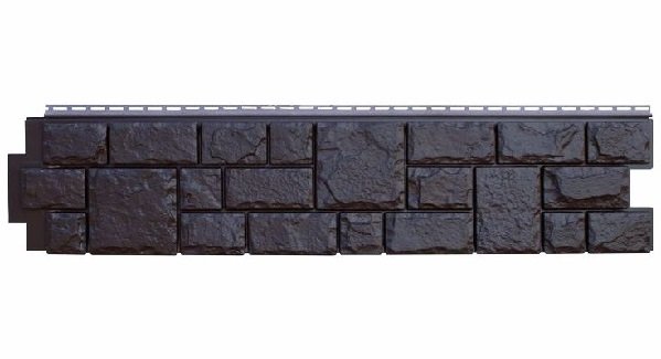 Фасадная панель GL "Я-Фасад" Екатерининский камень, уголь купить в Гагарине