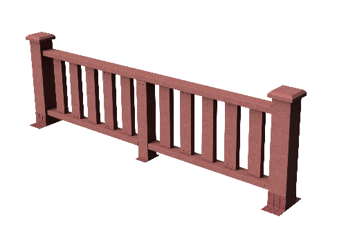 Ограждения декоративное ДПК GRINDERDECO  Эрес мербау купить в Гагарине