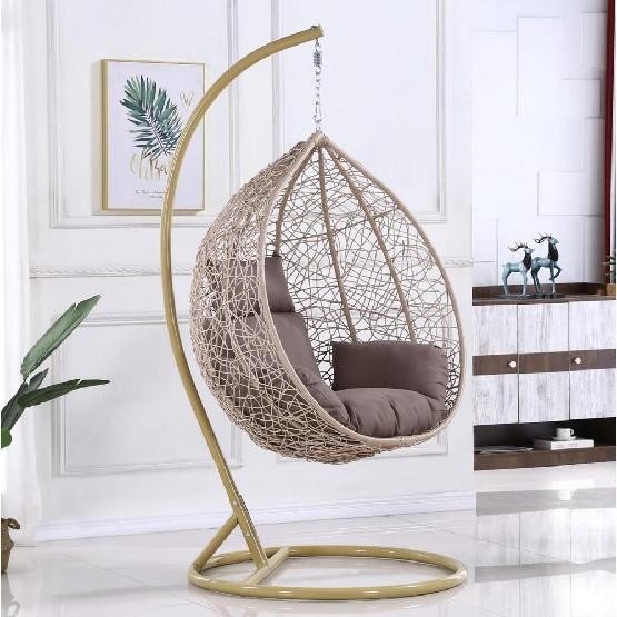 Кресло Подвесное из искусственного ротанга AFM-169A-LB Beige купить в Гагарине