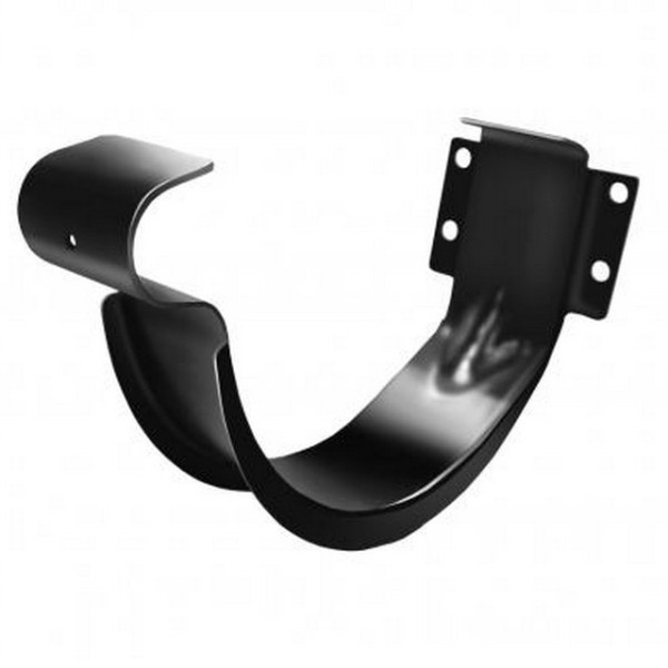 Водосток Grand Line 125x90 – Держатель желоба RAL 9005 купить в Гагарине