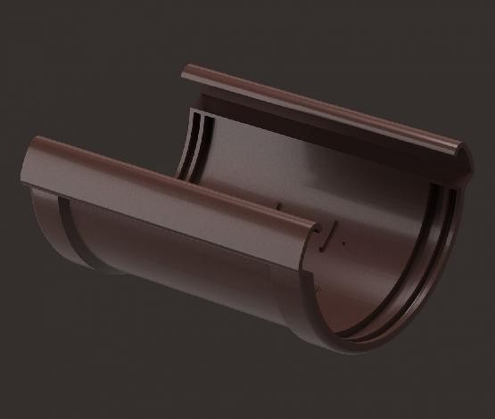 Соединитель Желоба Docke Lux ПВХ - Шоколад купить в Гагарине