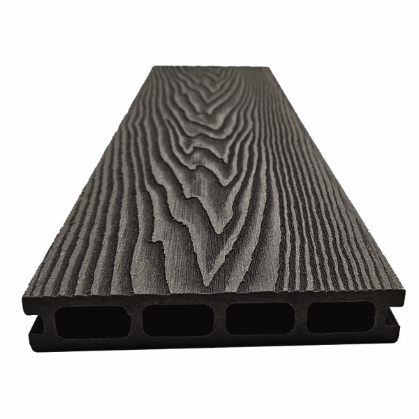 Террасная доская ДПК NanoWood Double 3D Антрацит купить в Гагарине