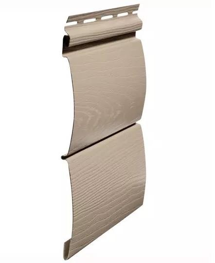 Виниловый сайдинг fineber (файнбер) - серия blockhouse (блокхаус) "бревно", сандал купить в Гагарине