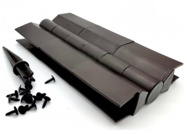 Угловой (стыковочный) шарнир для грядкок ДПК 225мм чёрный купить в Гагарине