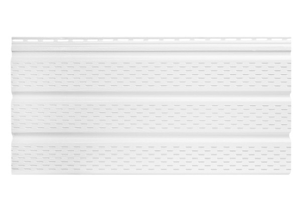 Софит к сайдингу ПЕРФОРИРОВАННЫЙ TECOS БЕЛЫЙ купить в Гагарине