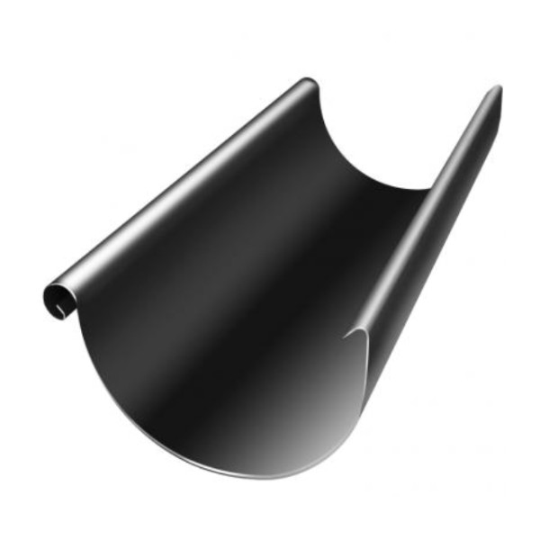 Водосток Grand Line 125x90 – Желоб 3м RAL 9005 купить в Гагарине
