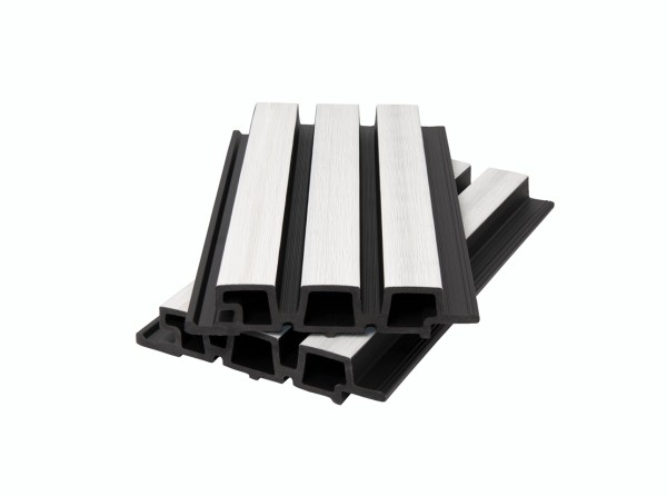 Фасадная панель брусковая двухцветная co-extrusion, white купить в Гагарине