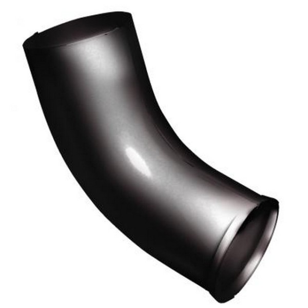 Водосток Grand Line 125x90 – Колено сливное RAL 9005 купить в Гагарине